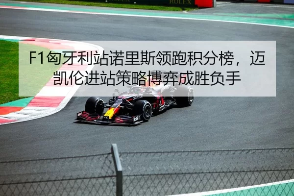 F1匈牙利站诺里斯领跑积分榜，迈凯伦进站策略博弈成胜负手